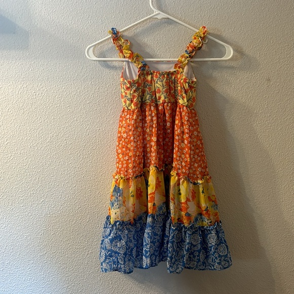 Jona Michelle paisley/ floral multi color dress size 6 - Picture 6 of 6